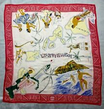 Authentique Foulard " Chevignon " / " Chevignon  " Silk Scarf
