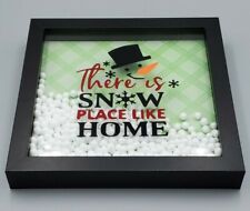 Shadow Box Snowman "There is