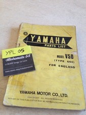 Yamaha parts list V50 V 50 1975 type 544 catalogue pièce détachée