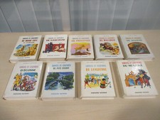 LOT 9 LIVRES CONTES ET LEGENDES - provence gascogne etc ... FERNAND NATHAN 60's