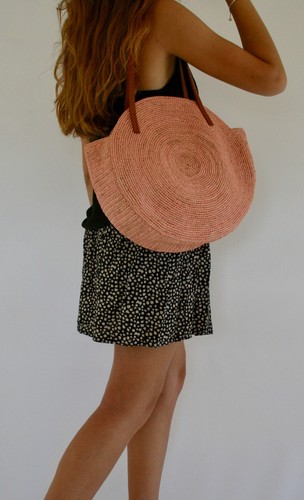 Sac cabas raphia sol - sac, sol'eole