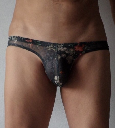 Slip floral transparent