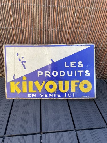 Plaque émaillée ancienne - émaillée,
