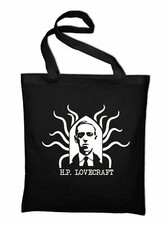 HP Lovecraft Portrait Fan Sac En Toile Dagon Necronomicon R'lyeh Miskatonic