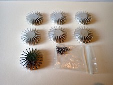 Lot de 7 Radiateurs dissipateurs diffuseurs de chaleur en Aluminium anodisé