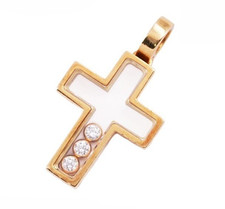 Collier pendentif croix en or