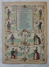 * Image d'Epinal-Imagerie Pellerin Fable de Florian L'enfant et le miroir n°3019