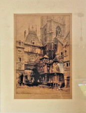 GRAVURE EAU FORTE DE CHARLES