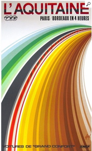 Affiche poster train sncf - affiche,
