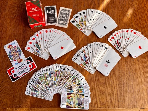 Ancien jeu cartes tarot - ancien,
