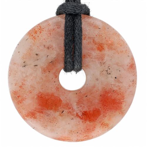 Pendentif donut pierre - pendentif, de
