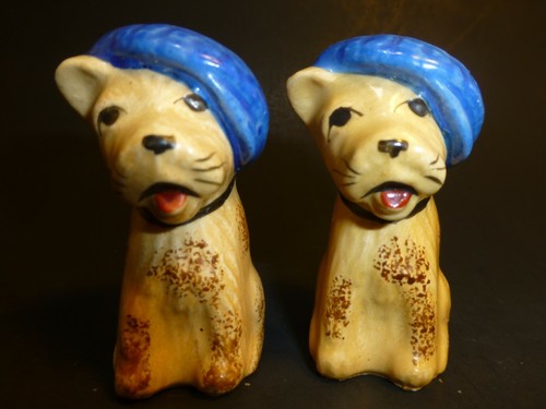 Vintage japan ceramic cat - vintage, cat/dog