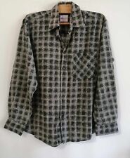 Chemise noire et grise viscose regular T40 Middleclass (4412084)