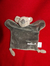 Doudou Plat Koala Gris Beige MODILAC Ours Anthracite