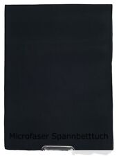 Drap-housse housse de couette drap-housse en microfibre 100 x 200 noir 
