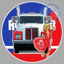 STICKER PIN UP ROUTIER SYMPA CAMION TRUCK VINTAGE MISS SCANIA PINUP SD061