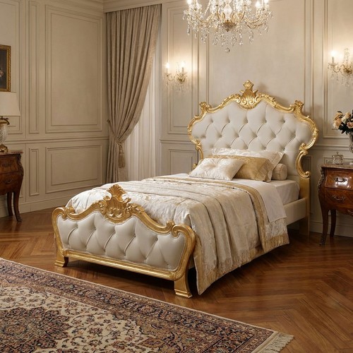 Lit simple baroque conteneur - lit,