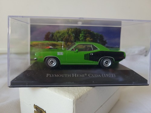 Plymouth hemi cuda 1971 verte - hemi,