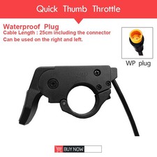 Vélo électrique à accélérateur pouce étanche 180 cm (SM)/25 cm 24-72 V ABS