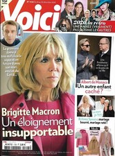 VOICI n°1725 24/12/2020  Brigitte Macron_Rétro 2020_Albert de Monaco_Miss France
