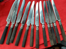 12 couteaux a dessert en ebene