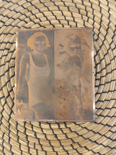 Ancienne plaque photographique