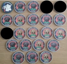 ECUSSON rondache collection Douanes Françaises chiens BSI BSE vendus à l'unité