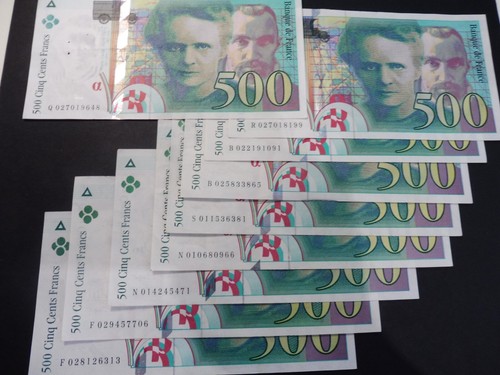 Billet 500 frs - 500,