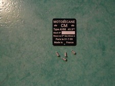Plaque mines Motobécane AV88
