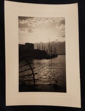 Photographie Marseille:Entrée du vieux port-Palais du pharo papier agfa brovira