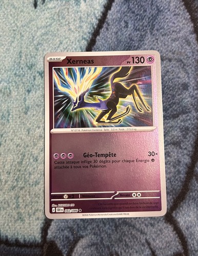 Carte pokémon reverse xerneas - carte,