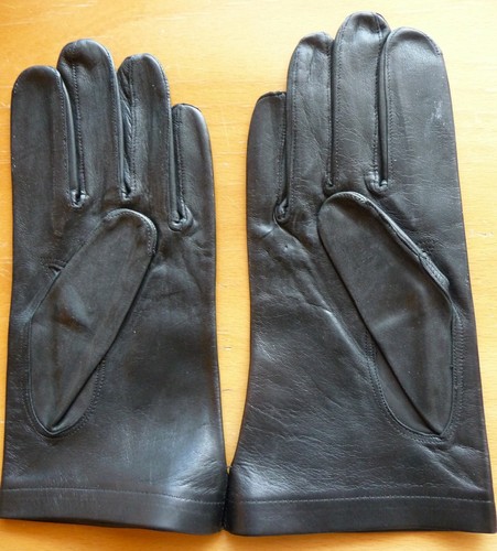 Paire gants cuir - gants, de