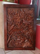 Panneau Bois Sculpté.Bas