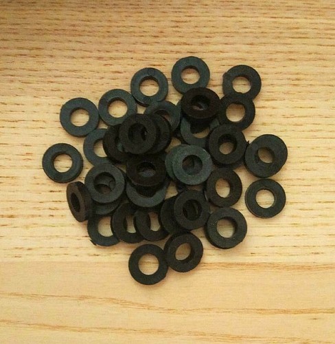 Rondelles nylon noire pour - rondelles,