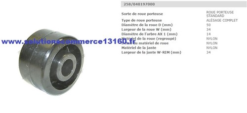 Galet entree nylon - d,
