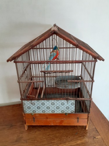 Ancienne cage oiseaux - cage, en