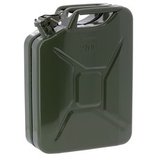 Jerrican essence en métal -
