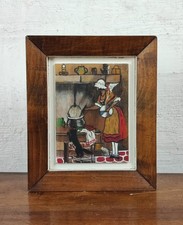 belle peinture sur bois scène