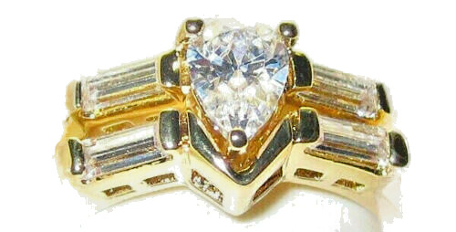 Bague zircone fiançailles - bague,