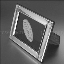 Fleur-de-Lys-Eleganter Cadre Photo Massif 925 Argent Sterling Bildmaß 6x9 (T1)