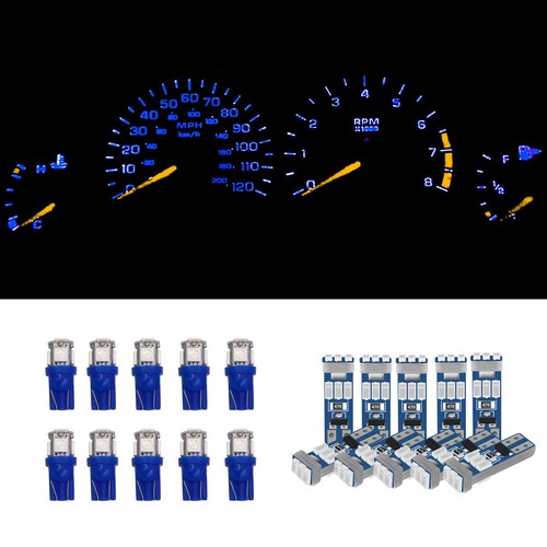 Blue dash instrument cluster - blue,