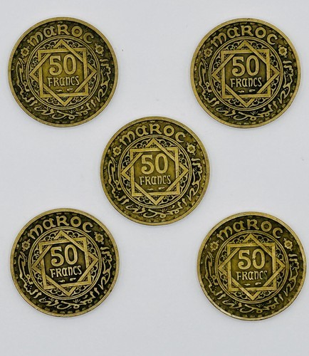 Francs maroc lot 5 - maroc,