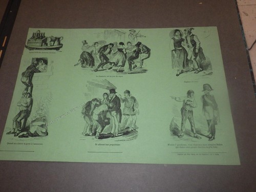 1850 scene genre humour - de,