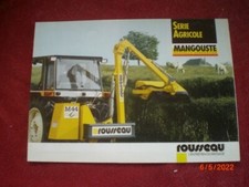 BROCHURE    PUBLICITAIRE     EPAREUSE   ROUSSEAU    SERIE  AGRICOLE  MANGOUSTE