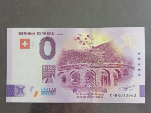Euro souvenir bernina - 0,
