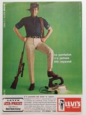 LEVI'S vintage Print Ad !! " STA-PREST Underwear for Men "