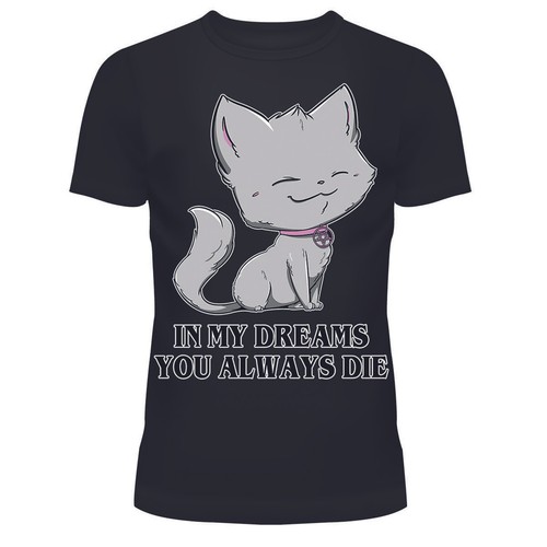 Shirt gothique punk chat - t-shirt,
