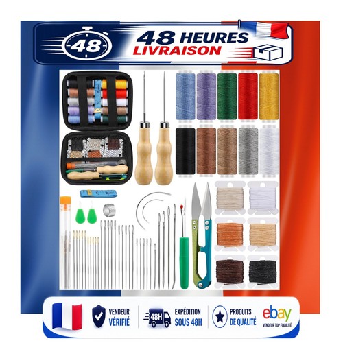 Kit couture cuir pièces - 57,