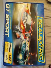  circuit Scalextric GT Sport scale 1/32 Ferrari F430 GT vs Aston Martin DBR9 