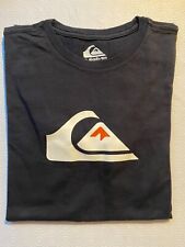 T-shirt QuikSilver noir blanc orange